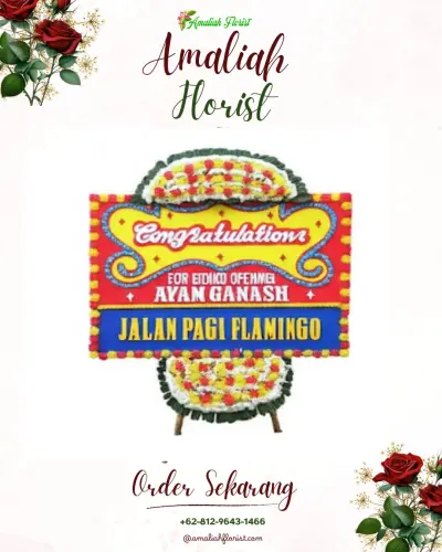 Bunga Papan Congratulation di Mambang